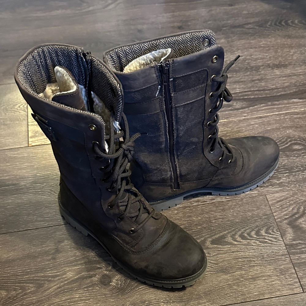 Kamik rogue 12” dark brown boots 11 42